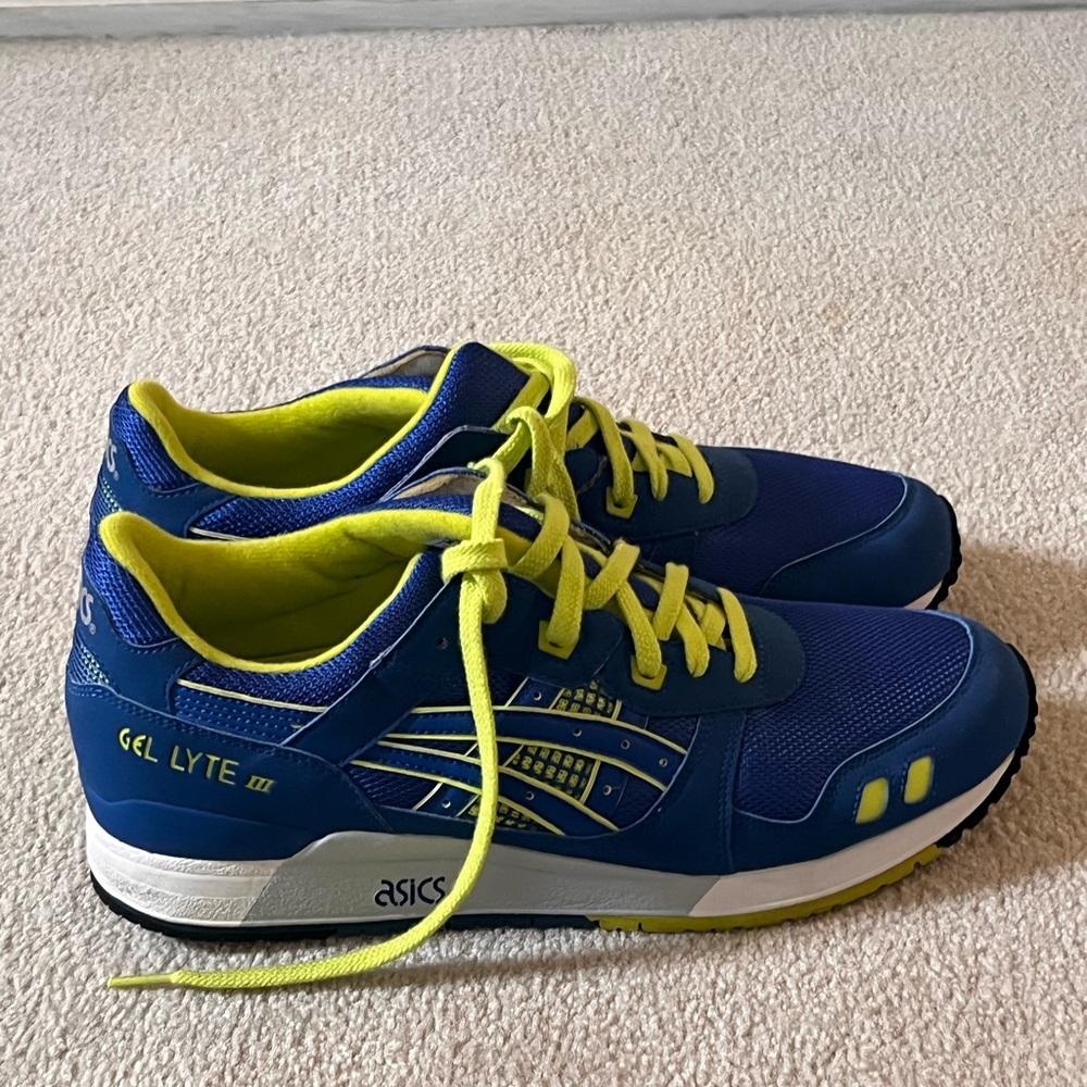 Men’s ASICS Gel-Lyte III OG running sneaker. Worn twice. Size 22 no box - Picture 2 of 4